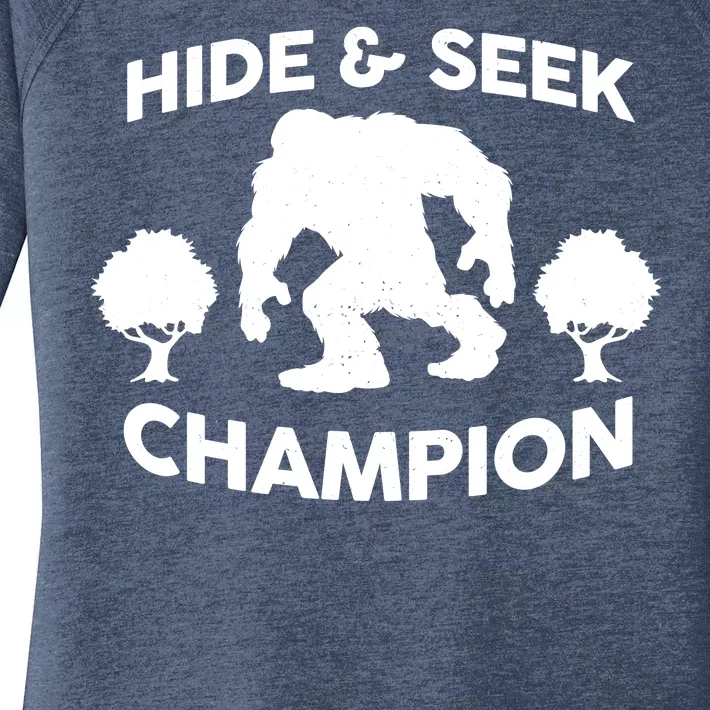 Bigfoot Hide And Seek Champion Women's Perfect Tri Tunic Long Sleeve Shirt