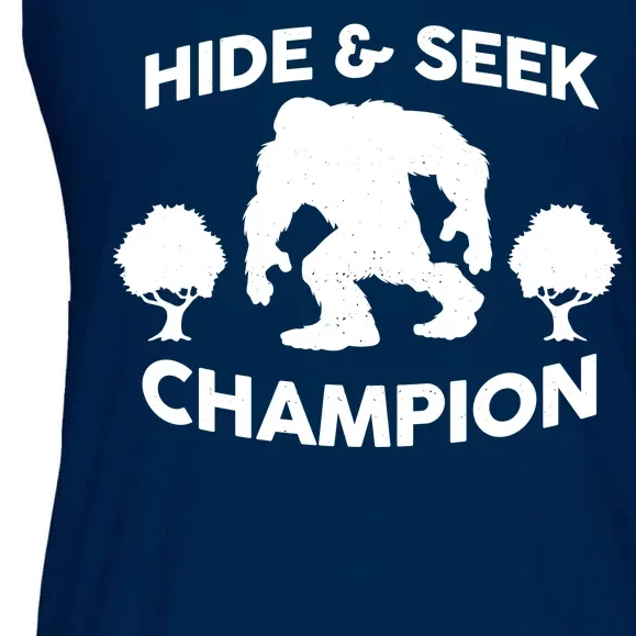 Bigfoot Hide And Seek Champion Ladies Essential Flowy Tank