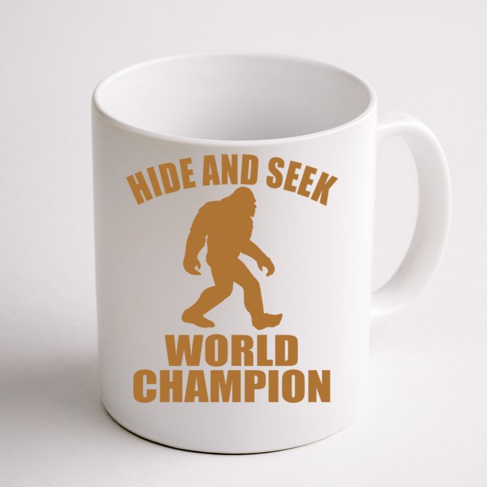 Bigfoot Hide And Seek World Champion Front & Back Coffee Mug