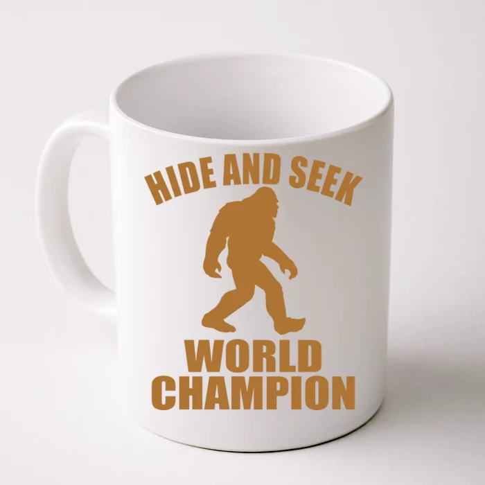 Bigfoot Hide And Seek World Champion Front & Back Coffee Mug