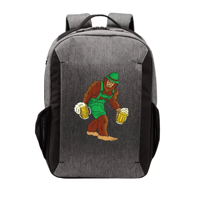 Bigfoot in Lederhosen Oktoberfest Beer Vector Backpack