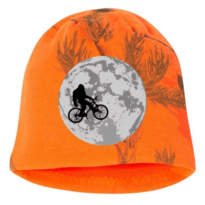 Bigfoot In The Moon Sasquatch Kati - Camo Knit Beanie