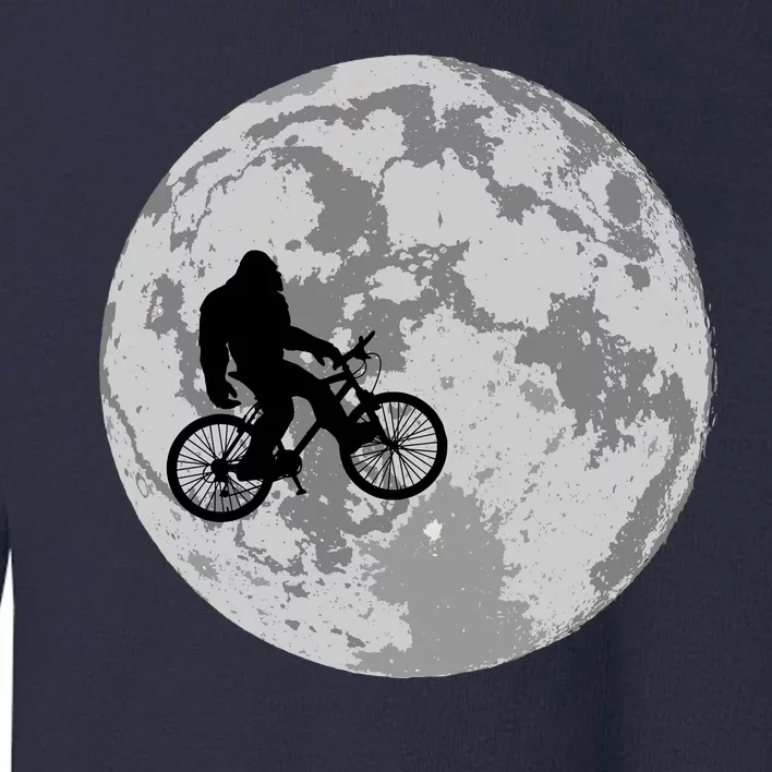 Bigfoot In The Moon Sasquatch Toddler Sweatshirt