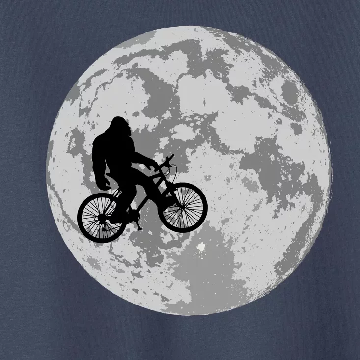 Bigfoot In The Moon Sasquatch Toddler T-Shirt