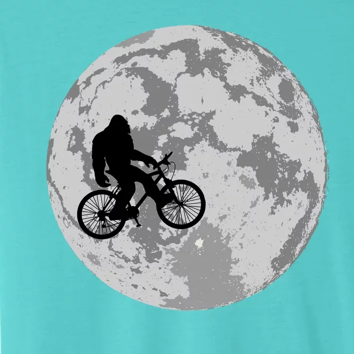 Bigfoot In The Moon Sasquatch ChromaSoft Performance T-Shirt