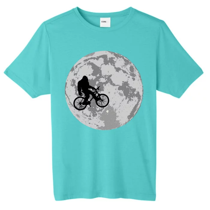 Bigfoot In The Moon Sasquatch ChromaSoft Performance T-Shirt