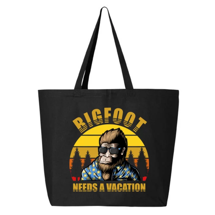 Bigfoot Needs A Vacation 25L Jumbo Tote