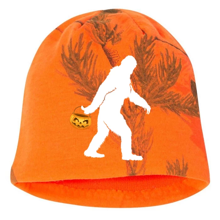 Bigfoot Sasquatch Halloween Pumpkin Kati - Camo Knit Beanie