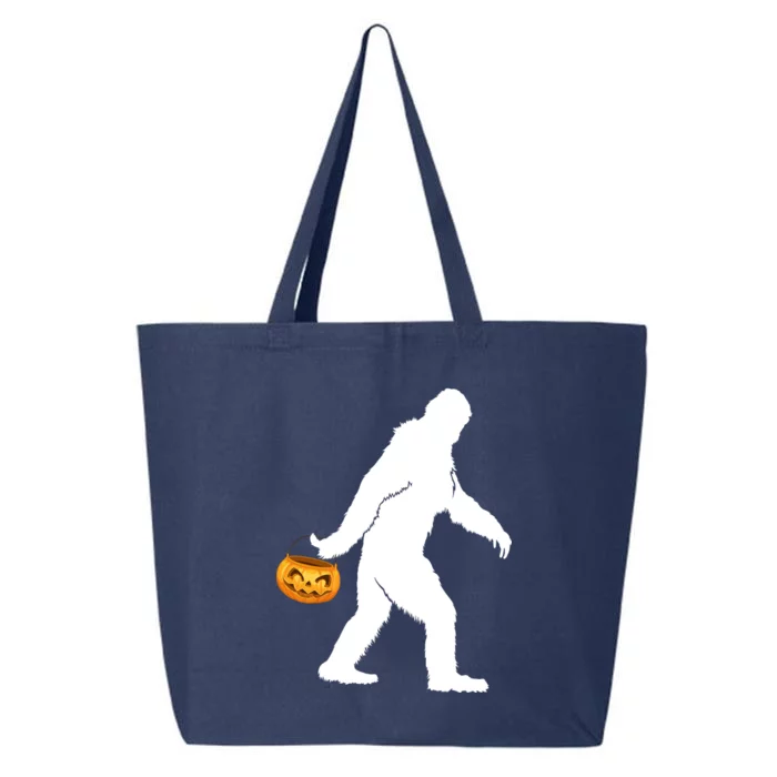 Bigfoot Sasquatch Halloween Pumpkin 25L Jumbo Tote