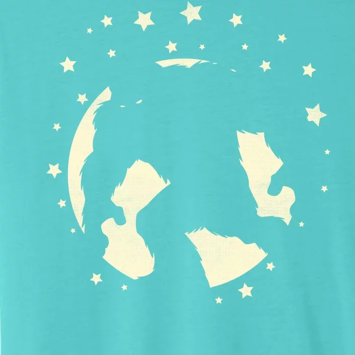 Bigfoot Silhouette Moon Stars ChromaSoft Performance T-Shirt