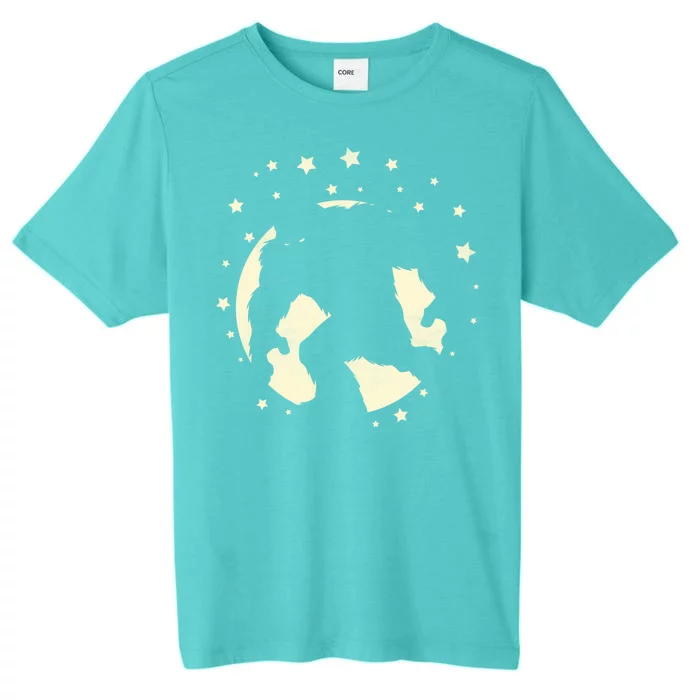 Bigfoot Silhouette Moon Stars ChromaSoft Performance T-Shirt