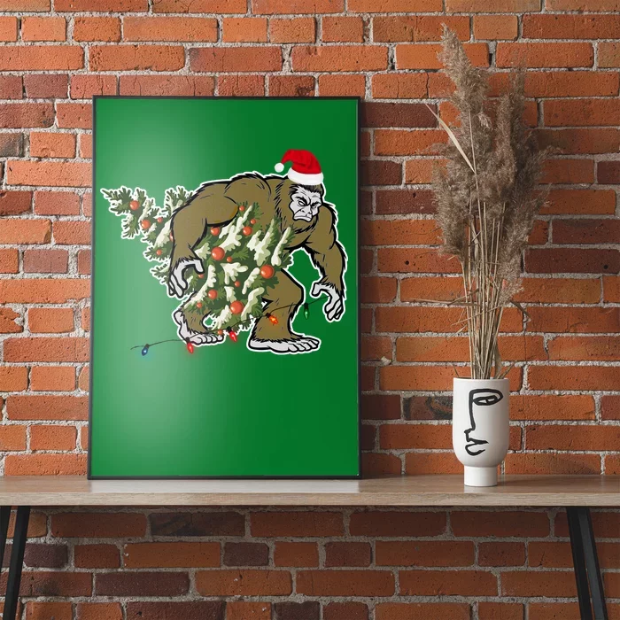 Bigfoot Stole Christmas Poster