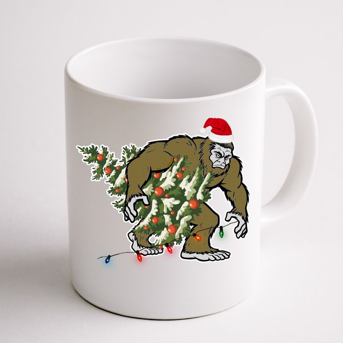 Bigfoot Stole Christmas Front & Back Coffee Mug