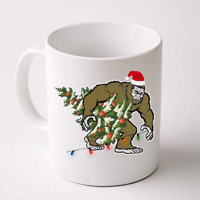 Bigfoot Stole Christmas Front & Back Coffee Mug