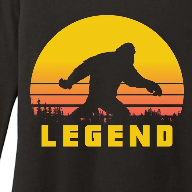 Bigfoot The Legend Womens CVC Long Sleeve Shirt