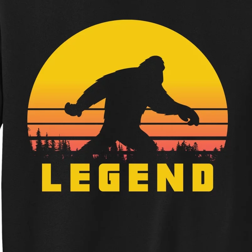 Bigfoot The Legend Tall Sweatshirt