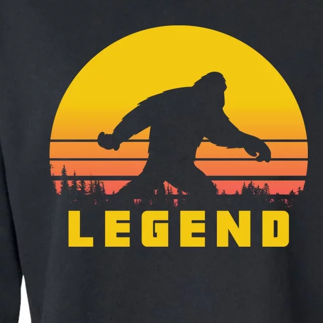 Bigfoot The Legend Cropped Pullover Crew