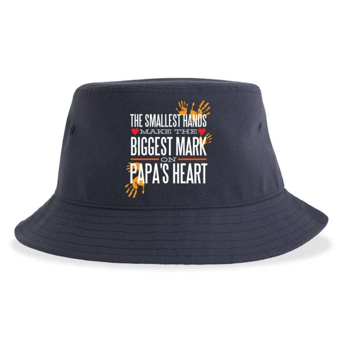 Biggest Mark Papa's Heart Sustainable Bucket Hat