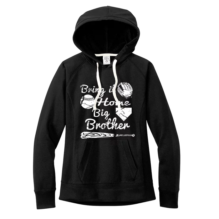 Bring It Home Baseball Women's Fleece Hoodie