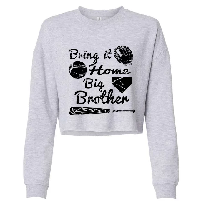 Bring It Home Baseball Cropped Pullover Crew