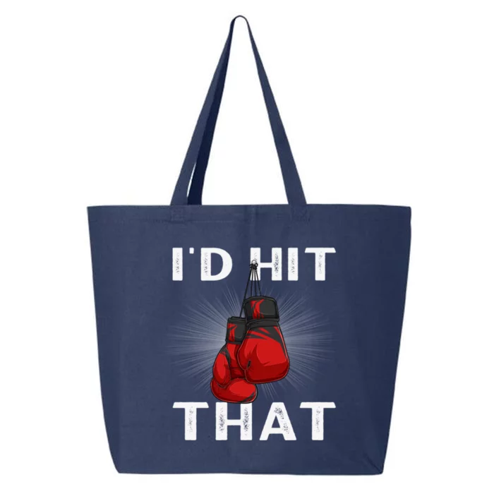 Boxing I'd Hit That Boxing Gloves Martial Artist Cute Gift 25L Jumbo Tote