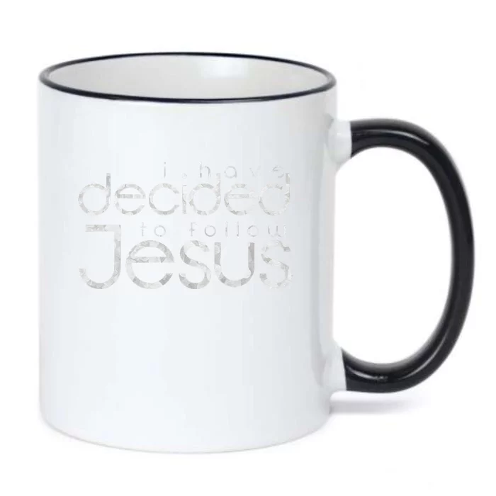 Baptism I Have Decided To Follow Jesus Black Color Changing Mug