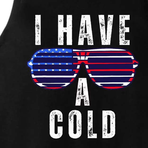 Biden I Have Cold 2024 Election Presidential Debate Ladies Tri-Blend Wicking Tank