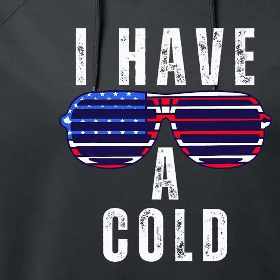 Biden I Have Cold 2024 Election Presidential Debate Performance Fleece Hoodie