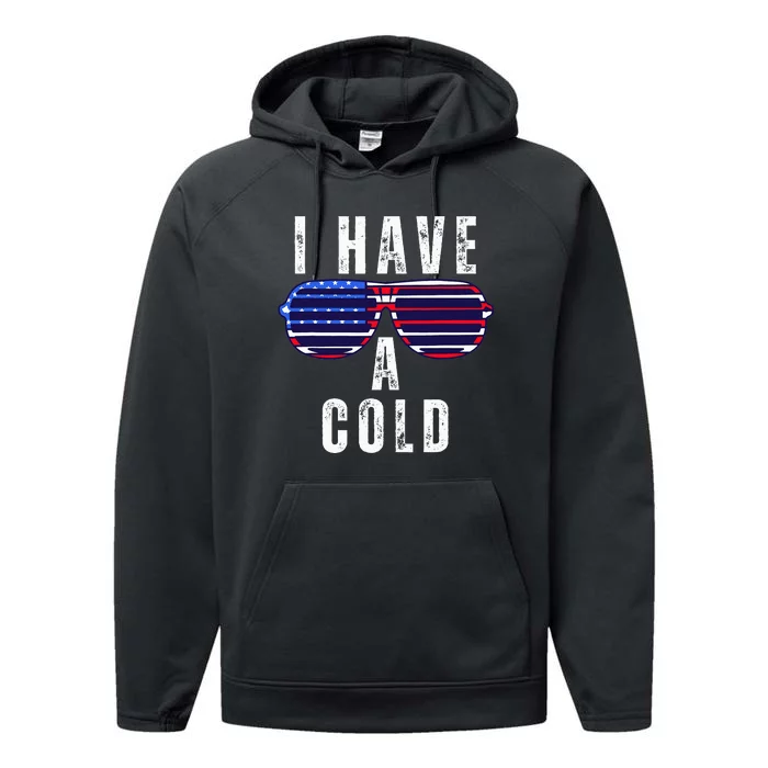 Biden I Have Cold 2024 Election Presidential Debate Performance Fleece Hoodie