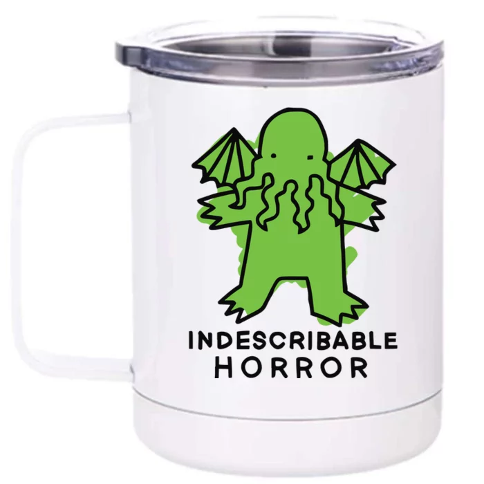 Beetlemoses Indescribable Horror Front & Back 12oz Stainless Steel Tumbler Cup