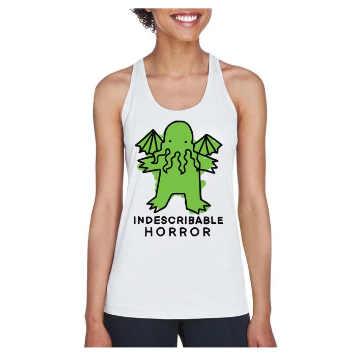 Beetlemoses Indescribable Horror Women's Racerback Tank