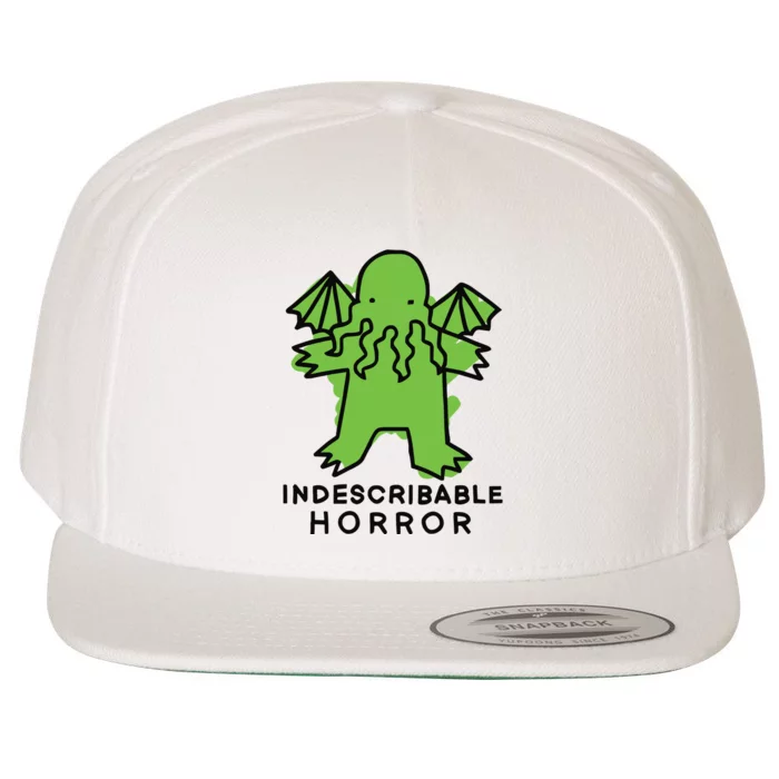 Beetlemoses Indescribable Horror Wool Snapback Cap