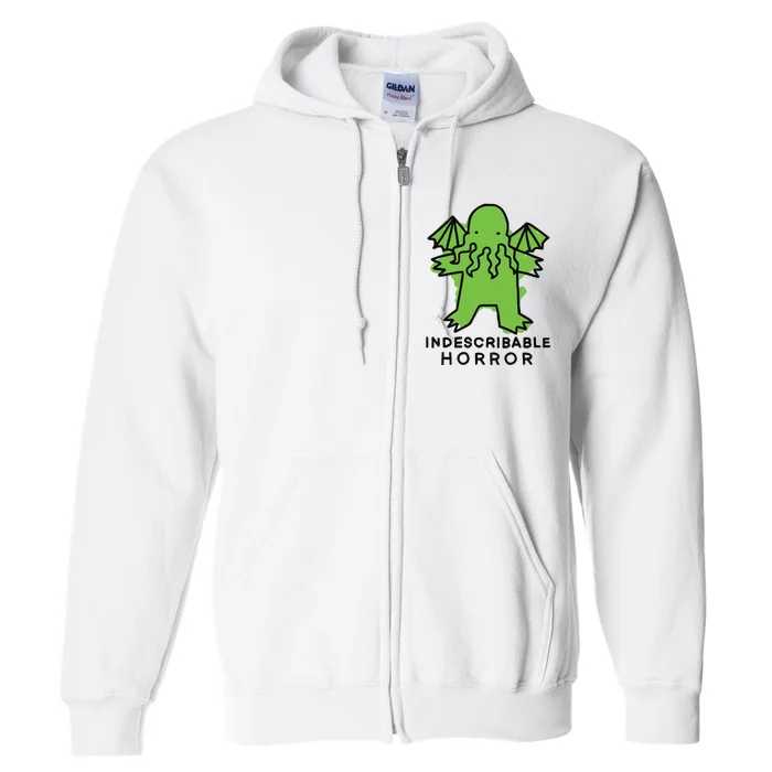 Beetlemoses Indescribable Horror Full Zip Hoodie