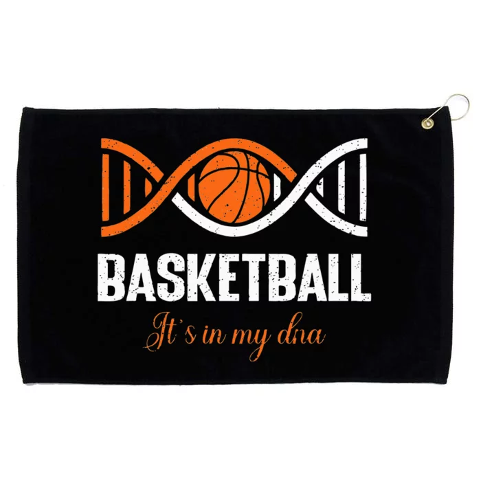 BASKETBALL IT'S IN MY DNA FOR BASKETBALLS PLAYER Grommeted Golf Towel