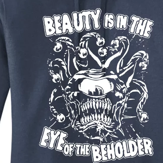 Beauty Is In The Eye Of The Beholder Women's Pullover Hoodie