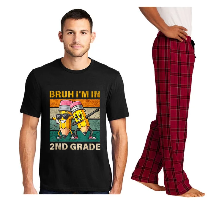 Bruh Im In 2nd Grade Funny Back To School Gift Pajama Set