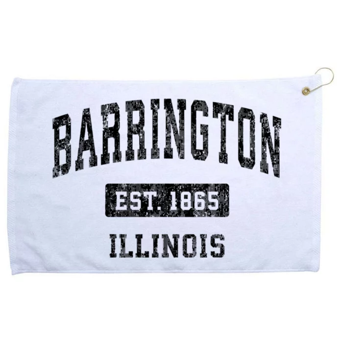 Barrington Illinois Il Vintage Sports Grommeted Golf Towel