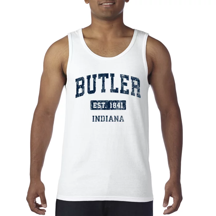 Butler Indiana In Vintage Sports Established Tank Top