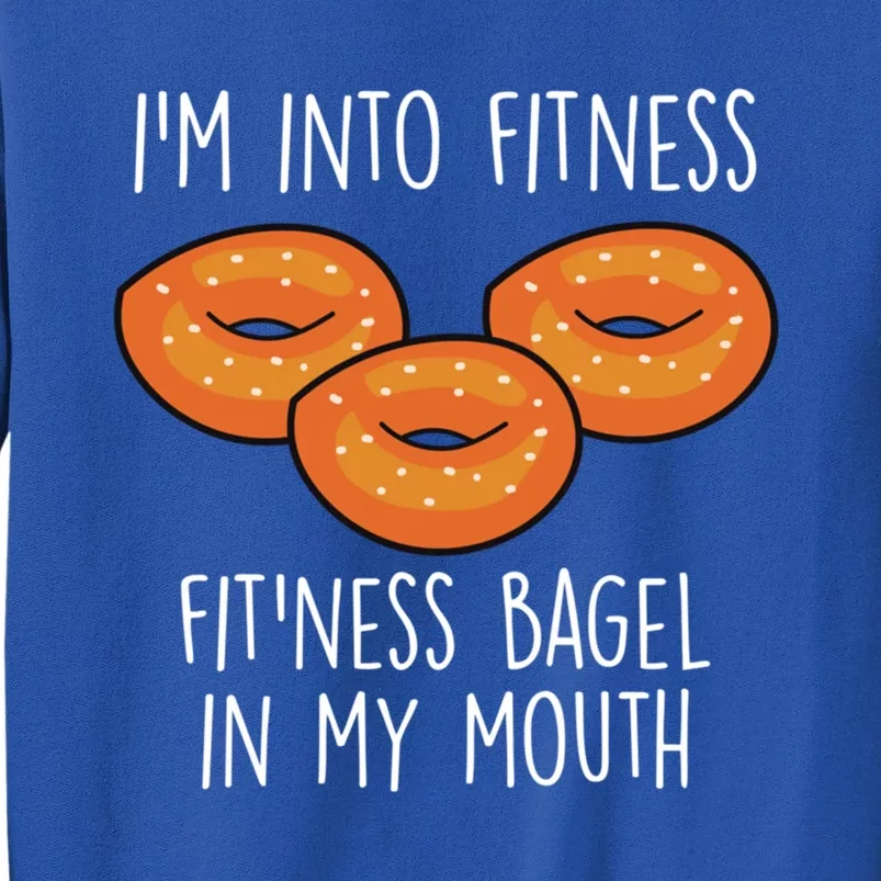 Bagels I´m Into Fitness Funny Bagel Lover Baking Gift Sweatshirt