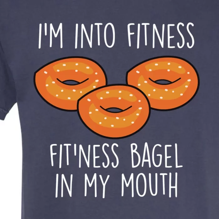 Bagels I´m Into Fitness Funny Bagel Lover Baking Gift Garment-Dyed Heavyweight T-Shirt