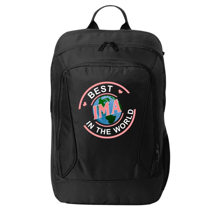 Best Ima In The World Jewish Mom Mother's Day Funny Gift City Backpack