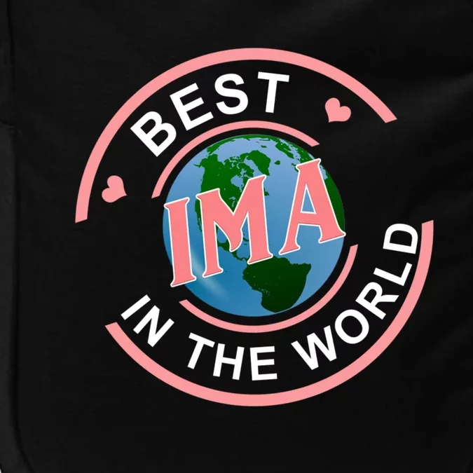 Best Ima In The World Jewish Mom Mother's Day Funny Gift Impact Tech Backpack