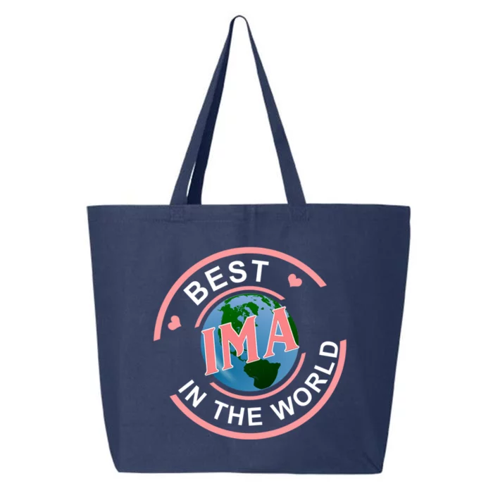 Best Ima In The World Jewish Mom Mother's Day Funny Gift 25L Jumbo Tote