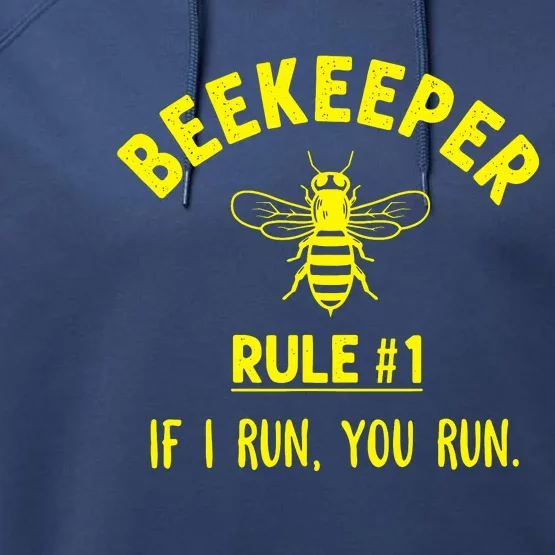 Beekeeper If I Run You Run Performance Fleece Hoodie