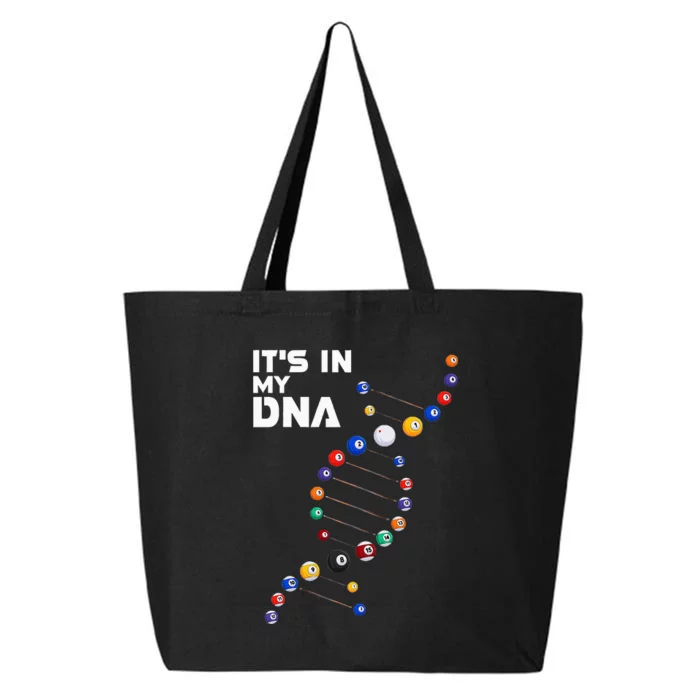 Billiards It's In My DNA  Pool Billiard 25L Jumbo Tote