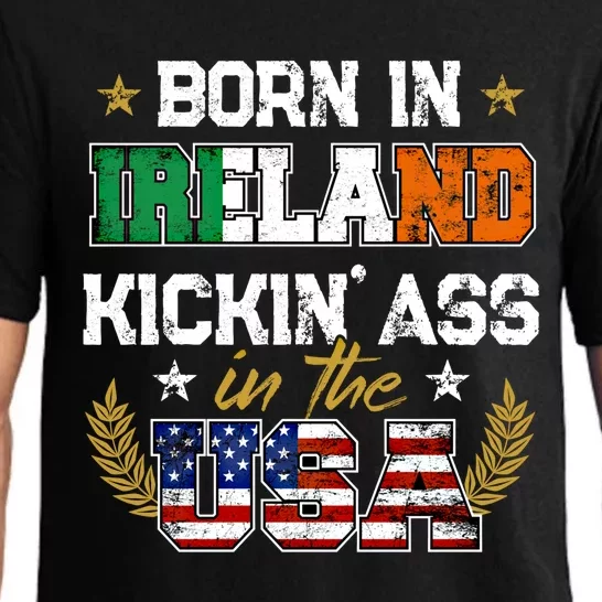 Born In Ireland Patriotic Usa Irish Roots Immigrant Expat Gift Pajama Set