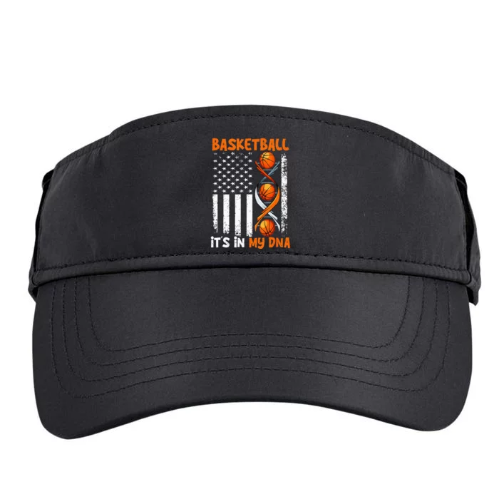 Basketball Its In My DNA Funny Player Coach Team Sport Adult Drive Performance Visor