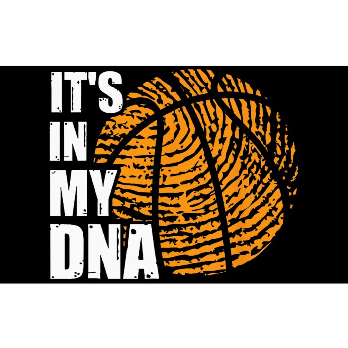 Basketball Its In My DNA Fingerprint Funny Basketball Bumper Sticker