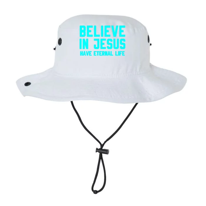 BELIEVE IN JESUS HAVE ETERNAL LIFE Legacy Cool Fit Booney Bucket Hat