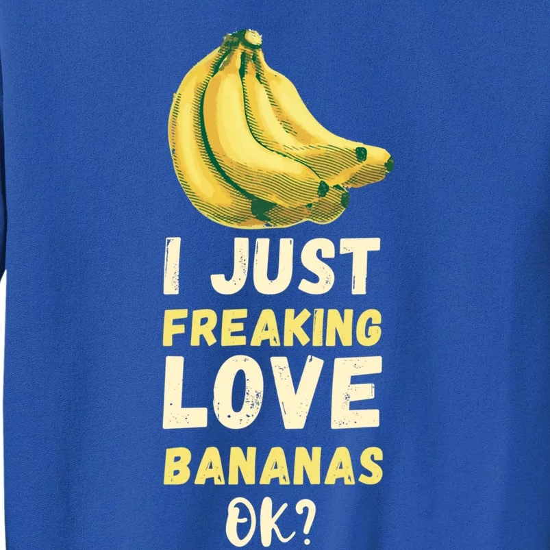 Banana I Just Like Banana Summer Fruit Banana Fruit Lovers Gift Sweatshirt